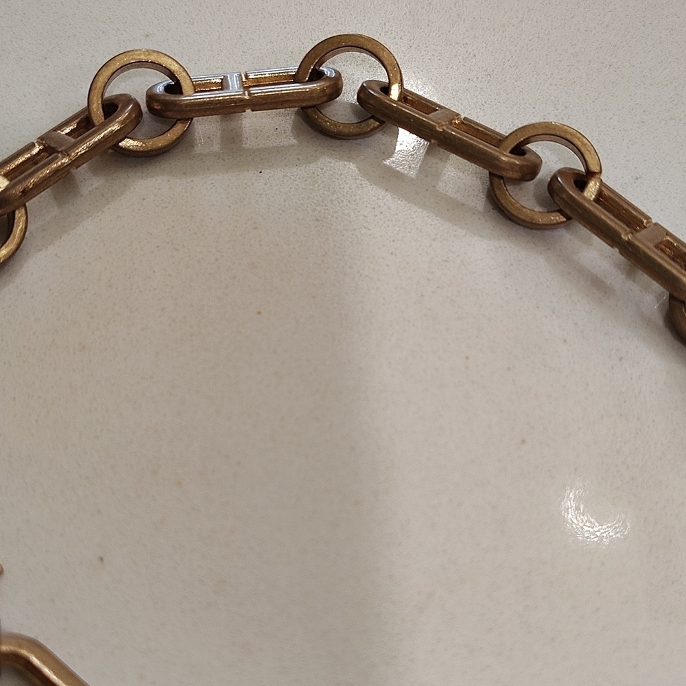 Link Necklace Gold Plated Chain 17" With Extender - Picture 3 of 7